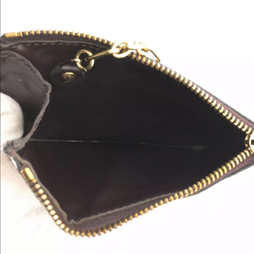 Louis Vuitton coin purse vernis amarante key chain - Picture 8 of 10